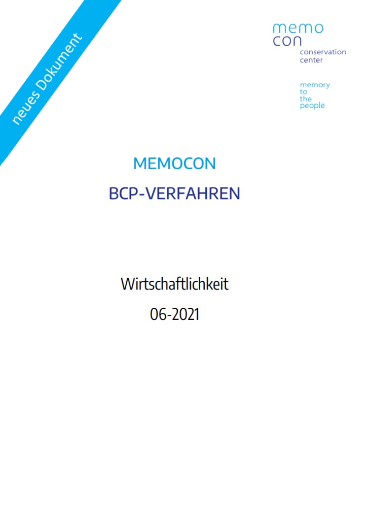 Memocon BCP-Verfahren zur wässrigen Einzelblattentsäuerung